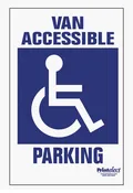 24" x 36" Van Accessible With Symbol Parking Sign