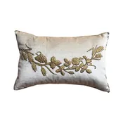 Antique European Raised Gold Metallic Embroidery (#E030426 | 12.25 x 19")