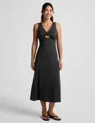 Twist Cutout Midi Dress