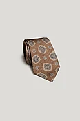 Carney Caramel Geo Print Tie
