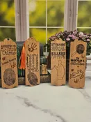 Wood True Crime Themed Bookmarks | Great Gift for True Crime Book Lovers | Set of 4 Wooden Bookmarks | True Crime Detective Serial Killer