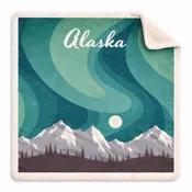 Alaska Aurora Sherpa Blanket