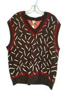 Men's Bottega Veneta Brown Wool Size L Vest