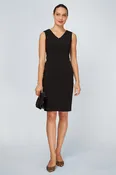 Alyssa Dress V Back - Black