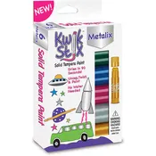 Kwik Stix Tempera Paint: Metalix 6 Pk
