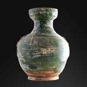 A Chinese Han Dynasty Mingqi Pottery Vase, Han Dynasty, ca. 200 BCE - 200 CE
