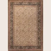 Beige Traditional Samsara Wool Rug - 6'2" x 9'2"