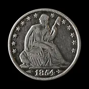 1854-O Seated Liberty Half Dollar VF20 Cleaned Arrows - Puro's Coins &amp; Jewelry