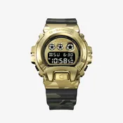 casio g-shock digital 6900 series watch (gold/camo)