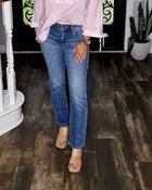Atlas Midrise Ankle Straight Jeans