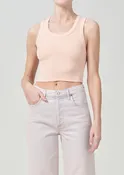 Agolde Cropped Poppy Tank Sprinkle