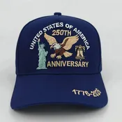 250th Anniversary Liberty Eagle Embroidered Baseball Cap