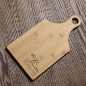 Mr & Mrs Paddle Charcuterie Cheese Board - Wedding Gift Idea