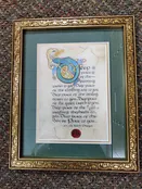 Framed Celtic Print – Deep Peace
