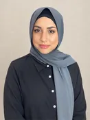 Classic Chiffon Hijab-Ash Grey