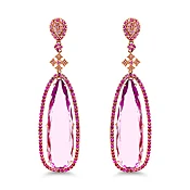 Anemone Kunzite Earring