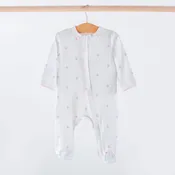 Baby Basics: Pink Fleur De Lis Organic Cotton Pajama