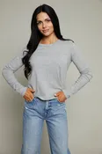 Allie Crew Neck Long Sleeve Tee