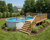 10x15 Oval Caribbean Pool - Price Includes Installation