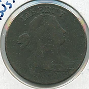 1805 Draped Bust Large Cent 1C Coin - JK88