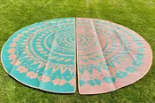 Boho Style Bell Tent Floor Matting Cover | 16' (5M)