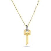Almost Forever Pave Key Necklace