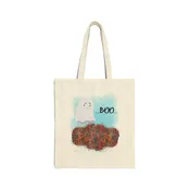 ...Boo... Cotton Canvas Tote Bag