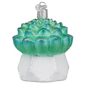 Echeveria Succulent Ornament - Old World Christmas