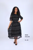 Diana Black Dot Dress 8606 Fall 2024