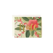 Peace Floral Holiday Greeting Card