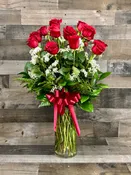 18 Roses Arranged
