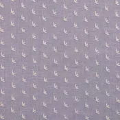 Birds in Blue Jay Jacquard | Picnic Wovens by Suzy Quilts