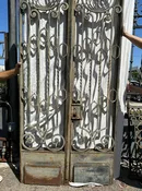 Double Italian Hand Forged Antique door