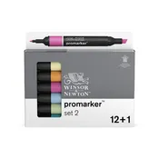 12+1 #0290138 Set 2 Winsor & Newton (Alcohol) ProMarker Set