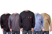 Comeaux FR Treated Henley Shirt - 7 oz