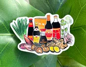 Asian Sauces Sticker