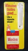 Vintage Winston Tastes Good Metal Wall Thermometer