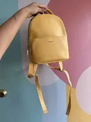 Carosm Vegan Leather Backpack (Retail $150. As found, mark on back)