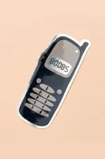 80085 holographic sticker