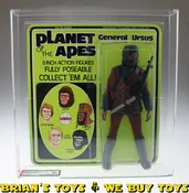 1975 MEGO Planet of the Apes Series 2 / 1st Issue Card General Ursus Type 1 Body Action Figure AFA 80 NM (C75 B85 F85) #16249036