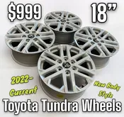 2024 Toyota Tundra 18" Take Off Wheels — Big Boys Toys of the North