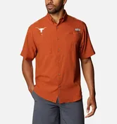Men's Collegiate PFG Tamiami Short Sleeve Shirt - Tall - Georgia