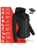 ActionHeat 5V Battery Heated Slim Fit Hoodie - Women's