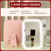 LED Touch-Control Makeup Mirror