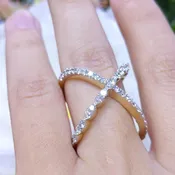 1.11CT Round Diamond Statement Ring WB268 LSJ