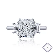 # 109 Radiant cut with Trapezoids 2.4ct