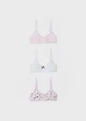 3-Pack Cotton Bralette