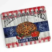 American Apple Pie Cutting Board