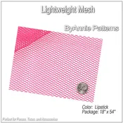Mesh (Lightweight) 1/2 Yard - Lipstick