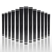 Majek Golf Club Grips Super Jumbo Extra Large Tour 360 Degree Black - NO LOGO - Round .600 Extra Large XL XXL Great for Tall Golfers with Big Hands - Premium Rubber Golf Grips -High Traction